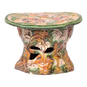 Sancai Peony Headrest