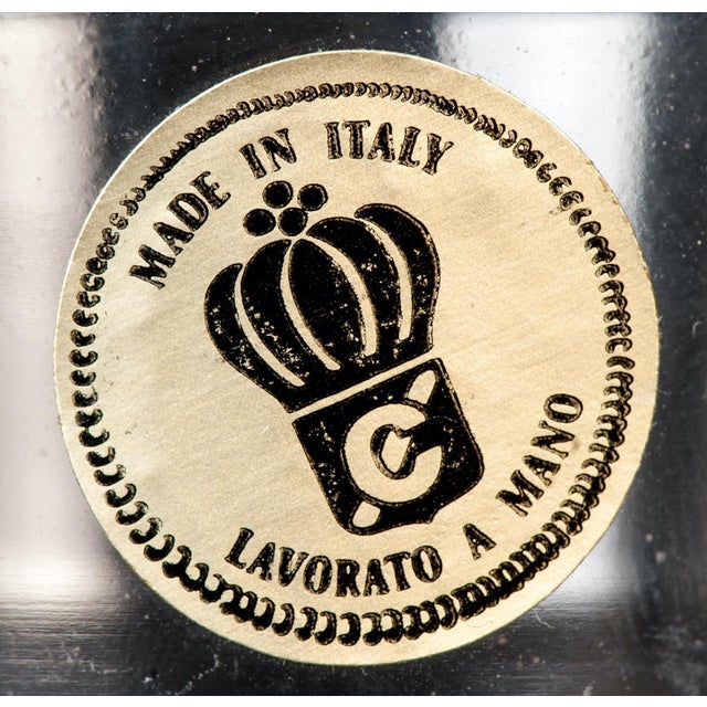 1970s Vintage Glass Coffee Set, Italy, 1970s, Set of 6 For Sale - Image 5 of 7