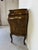 1980s Italian Louis XV Style Bombe Burlwood Chest With Cabriole Legs For Sale - Image 5 of 18