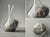 Contemporary Sculptural Glass Decanter Vase With Natural Gobi Desert Stone – One of a Kind Art Glass For Sale - Image 3 of 7