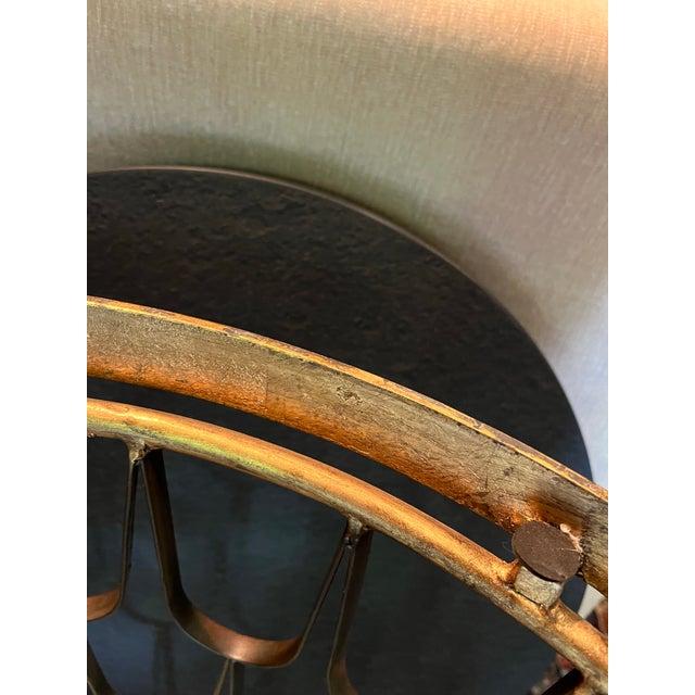 1960s Attributed to Paul Evans and Phillip Powell Hand Welded Sculpted Loop Side Table For Sale - Image 9 of 10