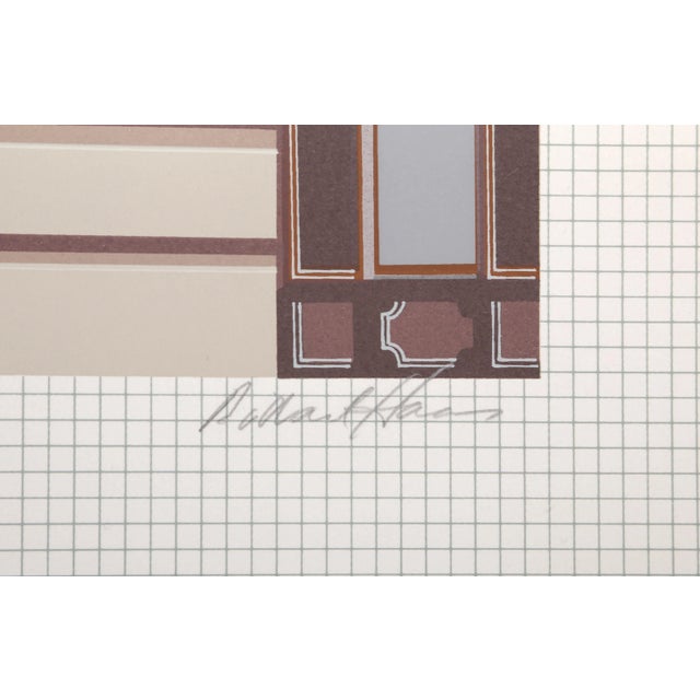 American Richard Haas, Chisholm Trail Mural, Screenprint For Sale - Image 3 of 4