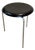 Tripod Dot Stool in Black Chrome by Arne Jacobsen for Fritz Hansen For Sale