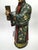 Italian Chinese Figure in Lacquered Polychrome and Terracotta with Floral Decor, 1750 For Sale - Image 16 of 18