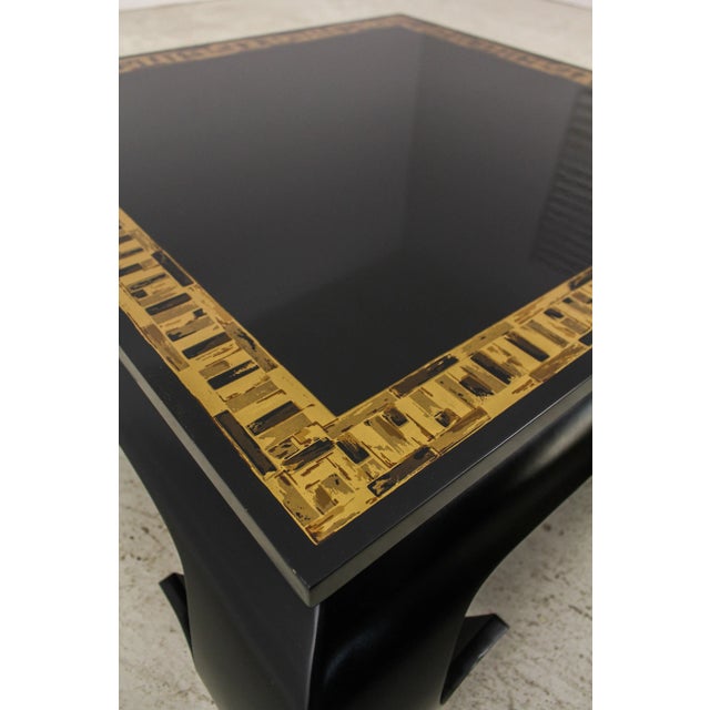 Black Mid Century Modern Design Black Coffee Cocktail Table For Sale - Image 8 of 12