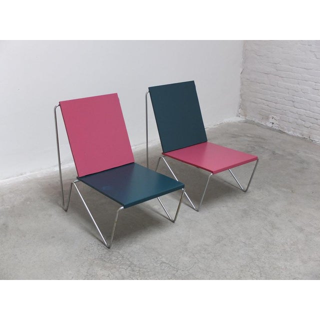 Set of Bachelor Chairs by Verner Panton for Fritz Hansen, 1960s For Sale - Image 6 of 18