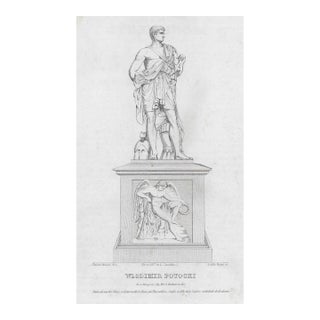 Antique Neoclassical Figure Engraving For Sale