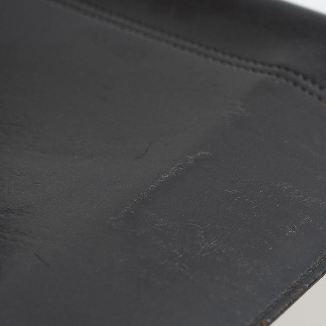 Black Leather Mr10 Easy Chair attributed to Ludwig Mies Van Der Rohe, 1960s For Sale - Image 12 of 14