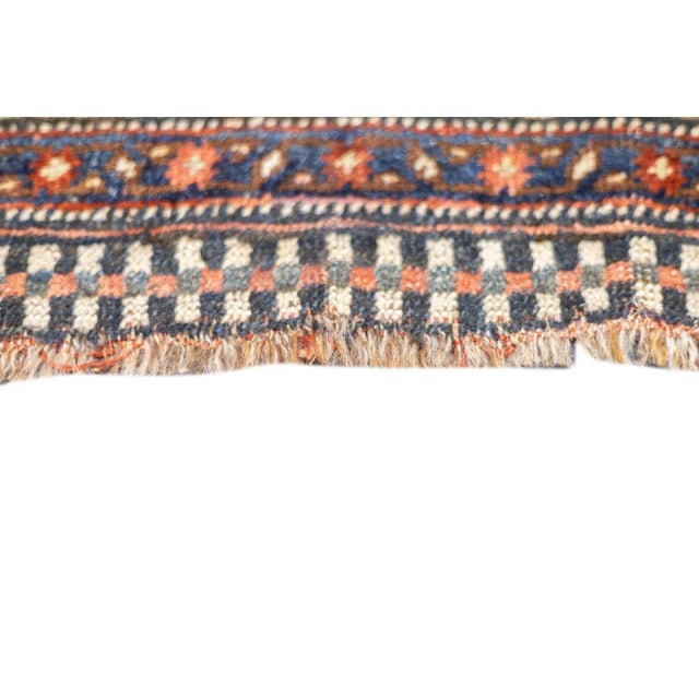 Late 18th Century Antique Persian Qashqai Rug 5'10'' x 8'2'' For Sale - Image 9 of 12