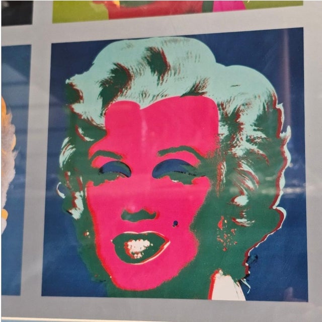 Ten Marilyns 1967 アンディウォーホル額装80x33.5cm Ten Marilyns 1967 アンディウォーホル額装80x33.5cm Ten