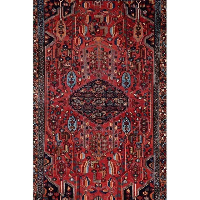 1960s Persian Heriz Area Rug 4’8″ X 7’0″ For Sale - Image 4 of 9