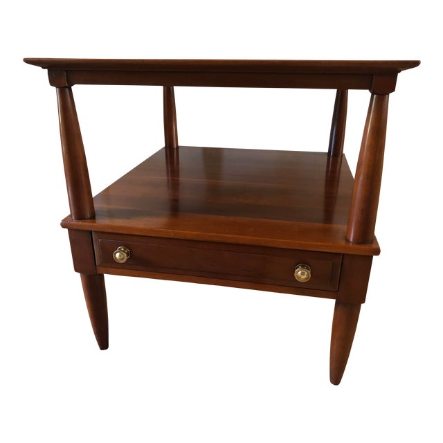 Willett "Transitional Cherry Collection" MidCentury Modern End Table Chairish