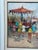 Jean Boissin Mid-Century Impressionist Style Oil Painting Carnival Scene in France For Sale - Image 4 of 15