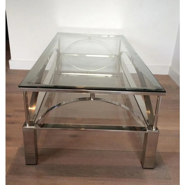 Design Chrome Coffee Table, circa 1960 For Sale - Image 12 of 13