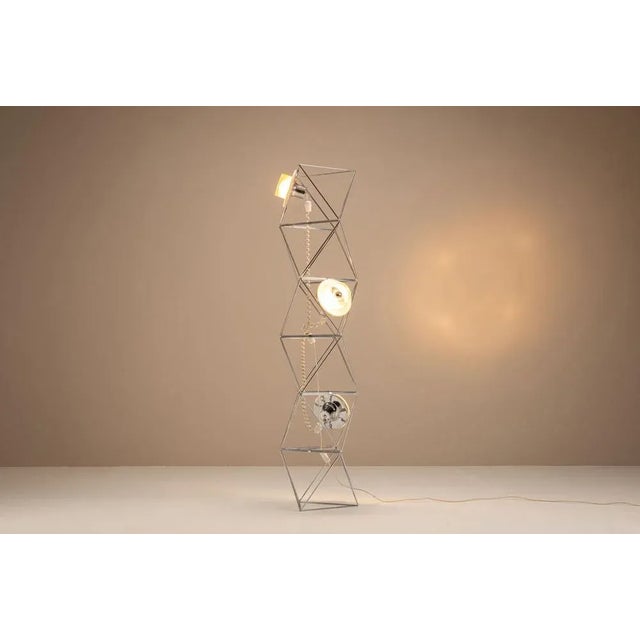 1960s Space Age Poliedra Sculptural Lamp by Felice Ragazzo for Guzzini, 1960s For Sale - Image 5 of 18