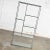 Chrome Mid-Century Modern Chrome & Glass Etagere Mondrian Style Shelf Placement For Sale - Image 8 of 13