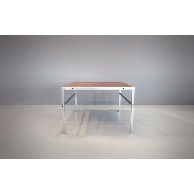 Vintage Wengé Wood and Steel Side Table by Preben Fabricius & Jørgen Kastholm for Bo-Ex, 1960s For Sale - Image 10 of 12