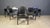 Italian Black Leather Dining Chairs, 1980s, Set of 6 For Sale - Image 13 of 15