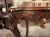 Brown Circa 1870 French Walnut Wood Center Table With Rams’ Heads and Fleur De Lys For Sale - Image 8 of 13