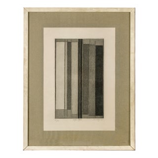 1970s Toti Scialoja Abstract Signed Numbered and Dated Artwork For Sale