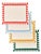 Misette Monaco Chevron Embroidered Linen Placemats - Set of 4 For Sale