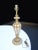Gold Vintage Italian French Rococo Style Gold & White Table Lamp For Sale - Image 8 of 8