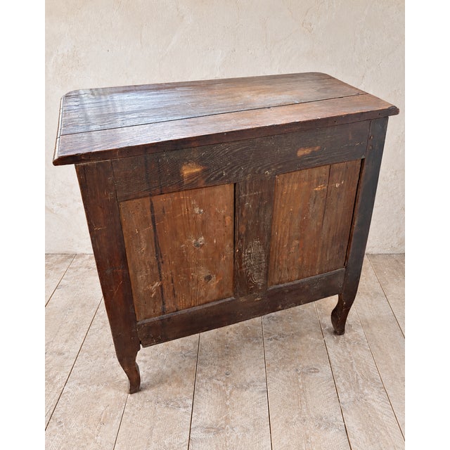 Antique 18th-Century French Country Commode Chest of Drawers For Sale - Image 10 of 11