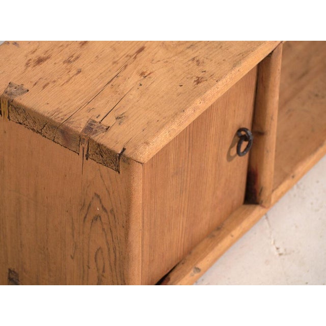 Antique Pine Low Sideboard For Sale - Image 4 of 11