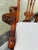 Vintage 20th Century Carved Wood Georgian Chippendale Style Ball & Claw Feet Arm Chair For Sale - Image 12 of 12