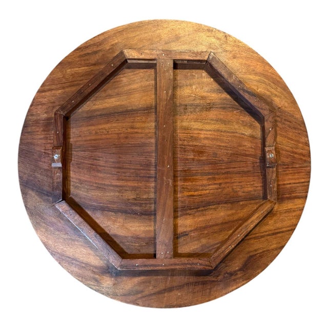 Brown Antique Turkish Tea Table With Inlay For Sale - Image 8 of 8