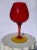 Mid-Century Modern Mid 20th Century Oversized Red Glass Wine Glass For Sale - Image 3 of 5
