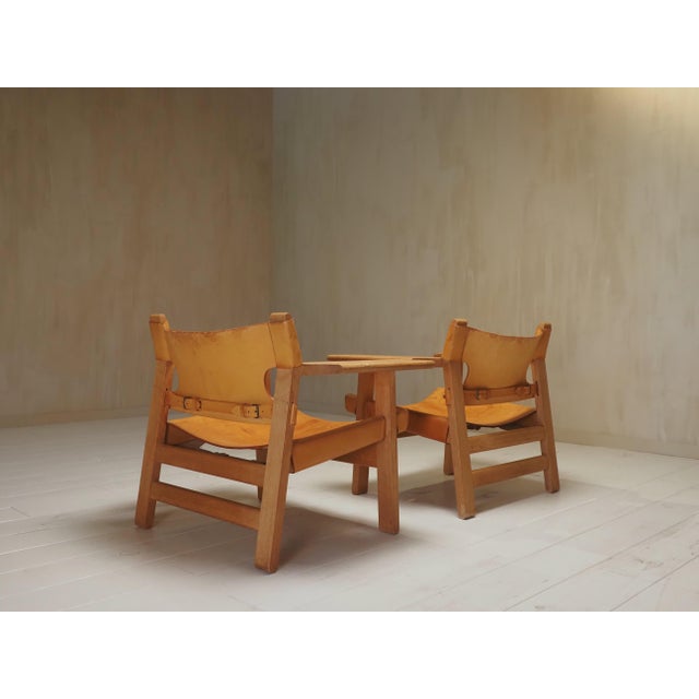 Vintage Spanish Chairs by Børge Mogensen for Fredericia Stolefabrik, Denmark, 1960s, Set of 2 For Sale - Image 6 of 14