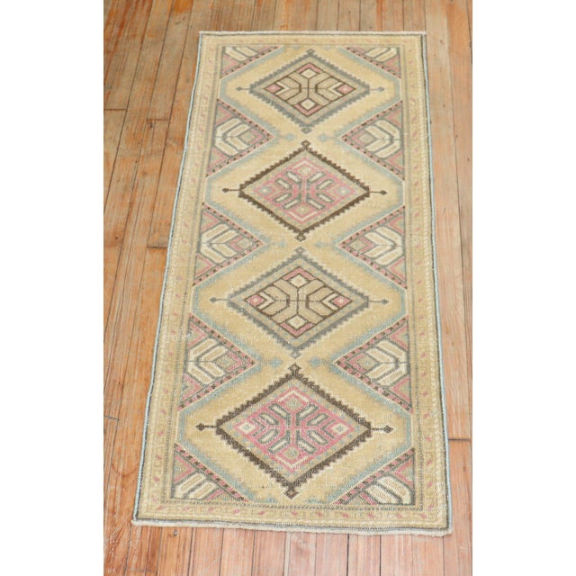 Vintage Persian Small Rug - 2' x 4'2" For Sale - Image 14 of 18