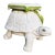 Rare Vintage Italian Ceramic Turtle Garden Stool / Side Table, Circa 1950 For Sale
