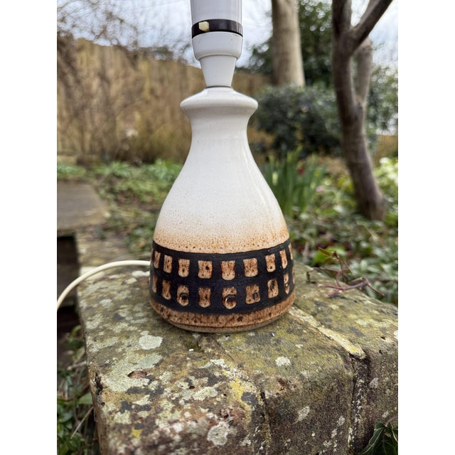 Ceramic Vintage Table Lamp in Stoneware from Iden Rye Pottery, 1970s For Sale - Image 7 of 10