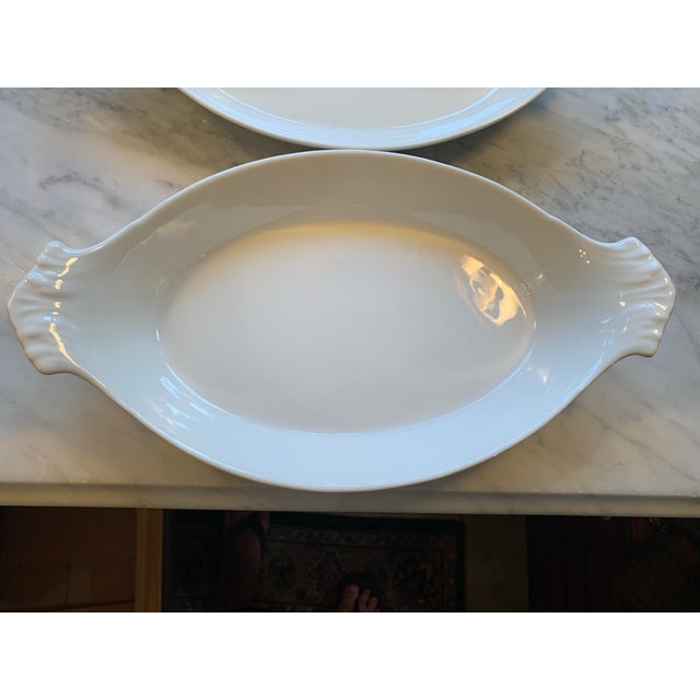 Vintage French Apilco Au Gratin Dishes a Pair For Sale In Palm Springs - Image 6 of 11