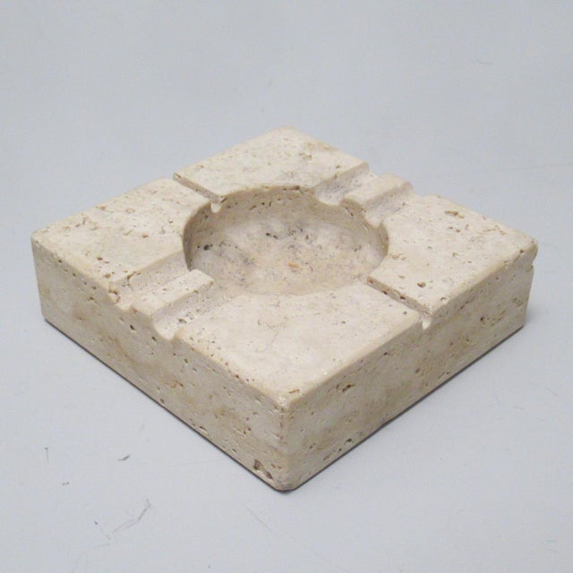 Travertine Ashtray by Fratelli Mannelli for Fratelli Mannelli, 1970 For Sale - Image 9 of 9