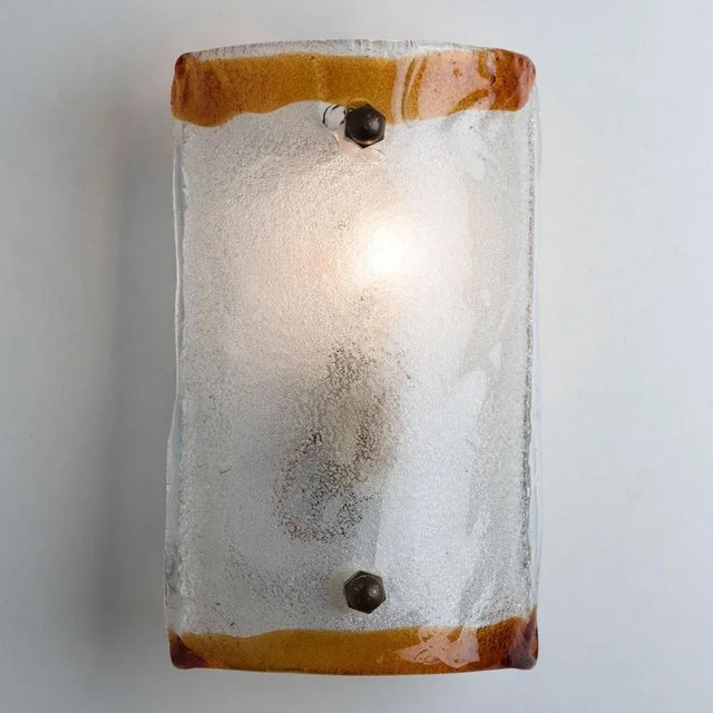 1970s Rectangle Wall Light from Mazzega, 1960s For Sale - Image 5 of 12
