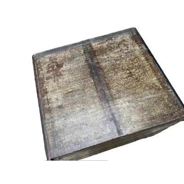 Late 19th Century Side Table Faux Stacked Book Box Painted For Sale In Aspen - Image 6 of 7