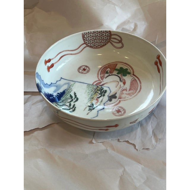 Late 19th Century Meiji Period Arita Bowl For Sale - Image 4 of 11