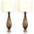 Italian Grey Glass Table Lamps - A Pair For Sale - Image 10 of 10