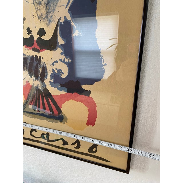 Vintage Pablo Picasso "Portraits Imaginaires" Musketeer Lithograph Poster For Sale - Image 9 of 11