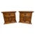 Drexel Heritage Campaign Style Pecan Wood Nightstand or End Table, a Pair For Sale - Image 13 of 13