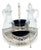 Cruet with Silver Structure, Set of 3 For Sale