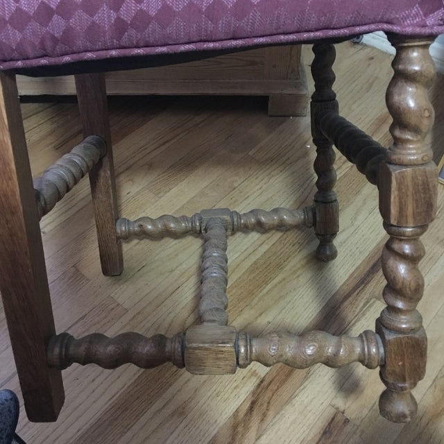 Antique Oak Dining Room Chairs W Lions Heads Set Of 6 Chairish