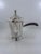 Silver Vintage Forbes Silver Co. Silverplate Coffee Pot With Scalloped Lid and Wood Handle For Sale - Image 8 of 11