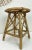 Mid-Century French Bamboo Stool with Spiral Seat, 1950s For Sale - Image 9 of 10