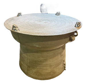 Southeast Asian Bronze Rain Drum or Drinks Table