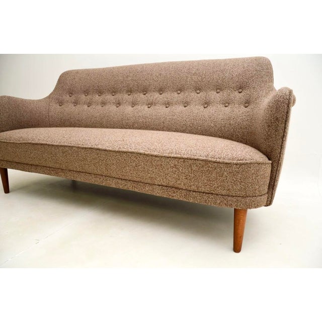 Wood Vintage Swedish Samsas Sofa attributed to Carl Malmsten, 1960 For Sale - Image 7 of 8