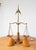 Balance Brass and Leather Table Lamp, 1970s For Sale - Image 4 of 11